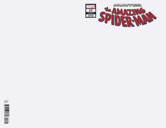Marvel - Amazing Spider-Man (2018) # 17 Blank Cover