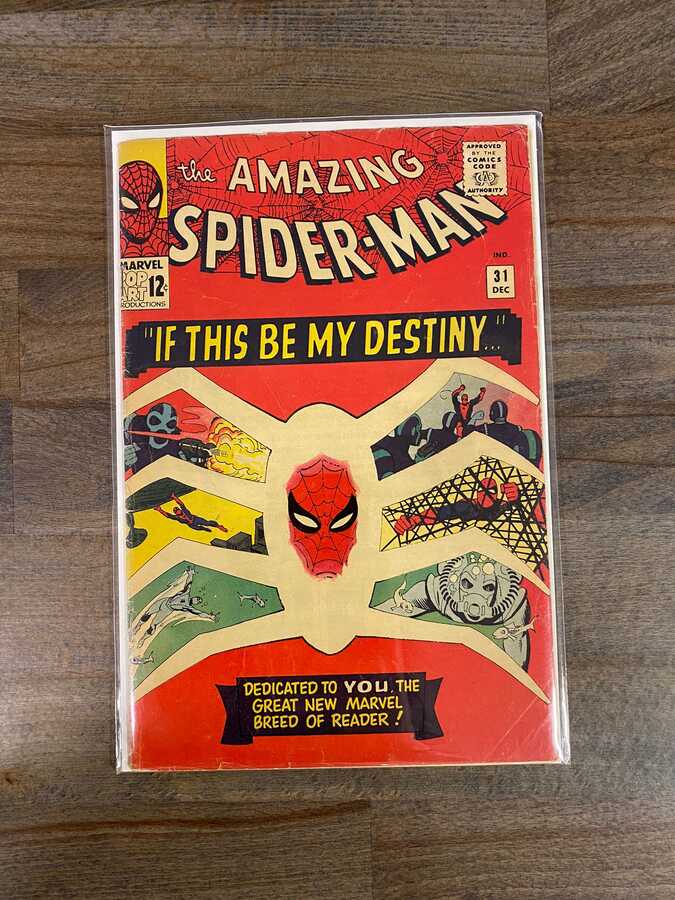 Marvel - AMAZING SPIDER-MAN # 31 ( 1ST APPEARANCE OF GWEN STACY, HARRY OSBORN, MILES WARREN)