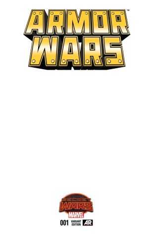 Marvel - Armor Wars # 1 Blank Variant