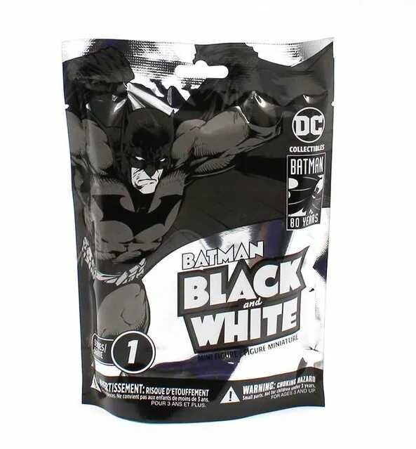 DC Comics - BATMAN BLACK AND WHITE MINI FIGURE SERIES 1