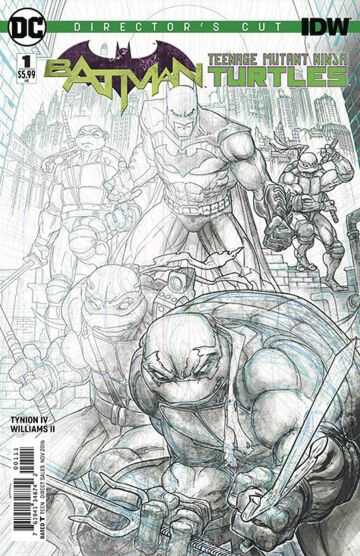 DC - Batman Teenage Mutant Ninja Turtles # 1 Director's Cut