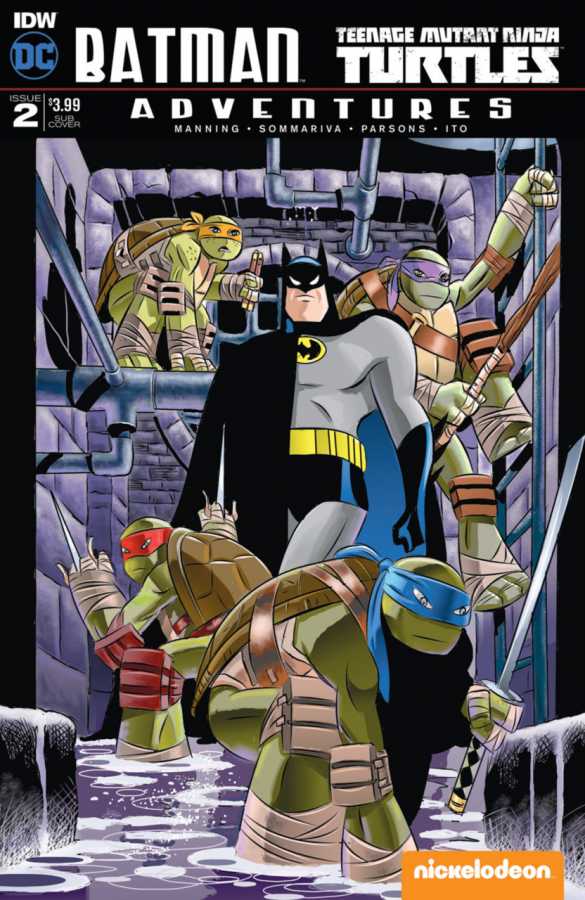 IDW - Batman Teenage Mutant Ninja Turtles Adventures # 2 Subscription Variant 1