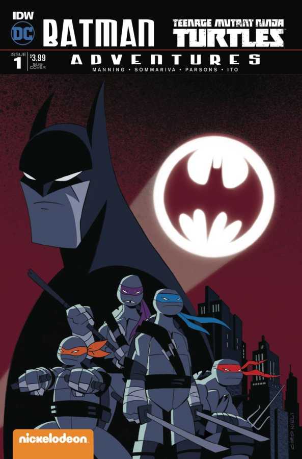 DC Comics - BATMAN TEENAGE MUTANT NINJA TURTLES ADVENTURES # 1 NIELI SUBSCRIPTION VARIANT 2