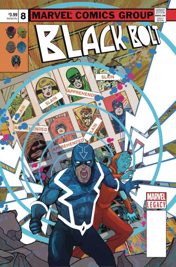 Marvel - Black Bolt # 8 Ward Lenticular Homage Variant