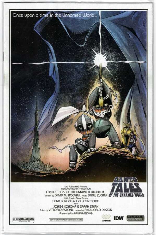  - CANTO TALES OF UNNAMED WORLD # 1 WHATNOT EXCLUSIVE STAR WARS HOMAGE VARIANT