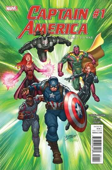 Marvel - CAPTAIN AMERICA ROAD TO WAR # 1