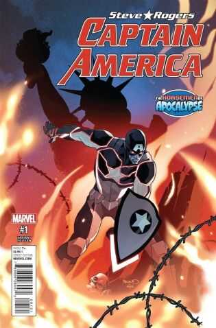 Marvel - CAPTAIN AMERICA STEVE ROGERS # 1 RENAUD HOA VARIANT