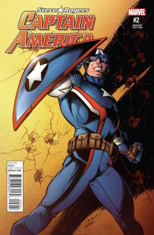 Marvel - CAPTAIN AMERICA STEVE ROGERS # 2 1:25 BAGLEY VARIANT