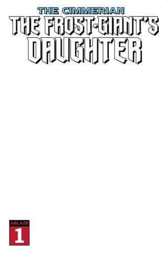 Diğer - CIMMERIAN FROST GIANTS DAUGHTER # 1 BLANK COVER