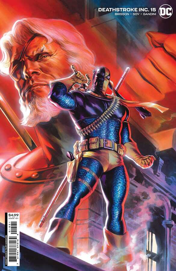 DC Comics - DEATHSTROKE INC # 15 COVER B FELIPE MASSAFERA CARD STOCK VARIANT