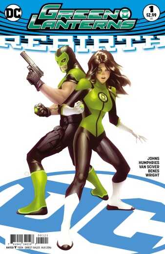  - DF Green Lanterns Rebirth # 1 Variant Ethan Van Sciver İmzalı Sertifikalı