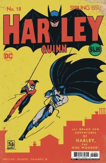 DC Comics - HARLEY QUINN # 18 COVER C RYAN SOOK HOMAGE CARD STOCK VARIANT