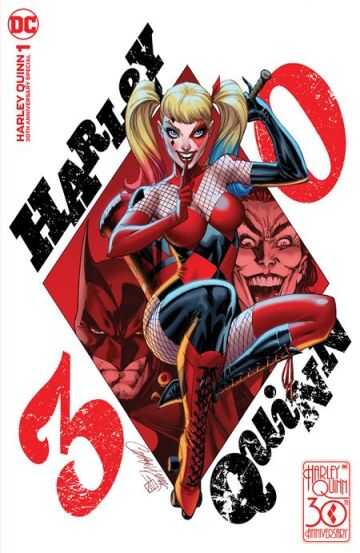 DC Comics - HARLEY QUINN 30TH ANNIVERSARY SPECIAL # 1 (ONE SHOT) COVER B J SCOTT CAMPBELL VARIANT