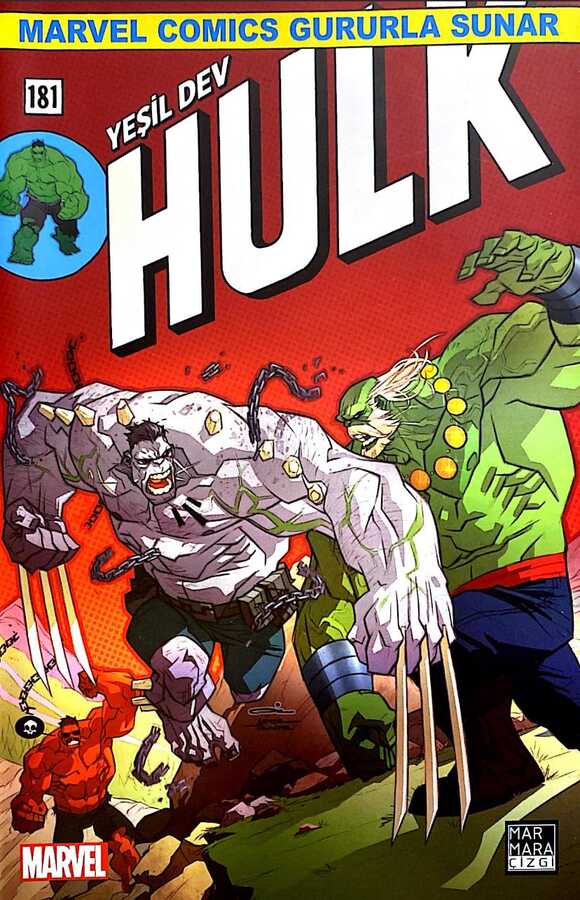 Marmara Çizgi - Hulk # 181 250 Limitli Özgür Yıldırım Variant