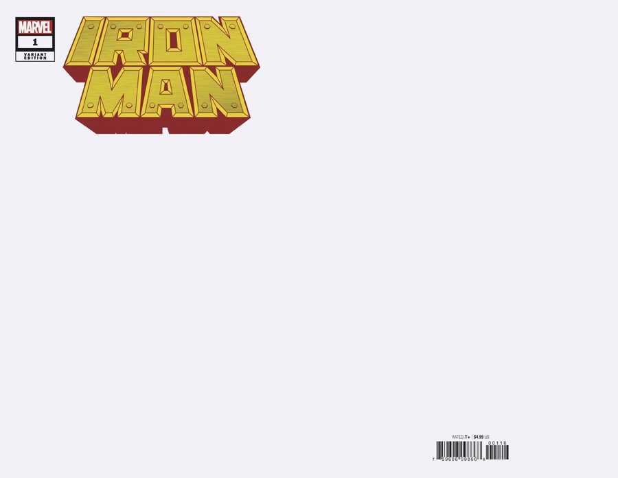 DC Comics - IRON MAN (2020) # 1 BLANK VARIANT