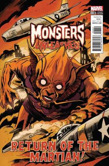 DC Comics - MONSTERS UNLEASHED (2017 FIRST SERIES) # 3 FRANCAVILLA 50S MOVIE POSTER VARIANT