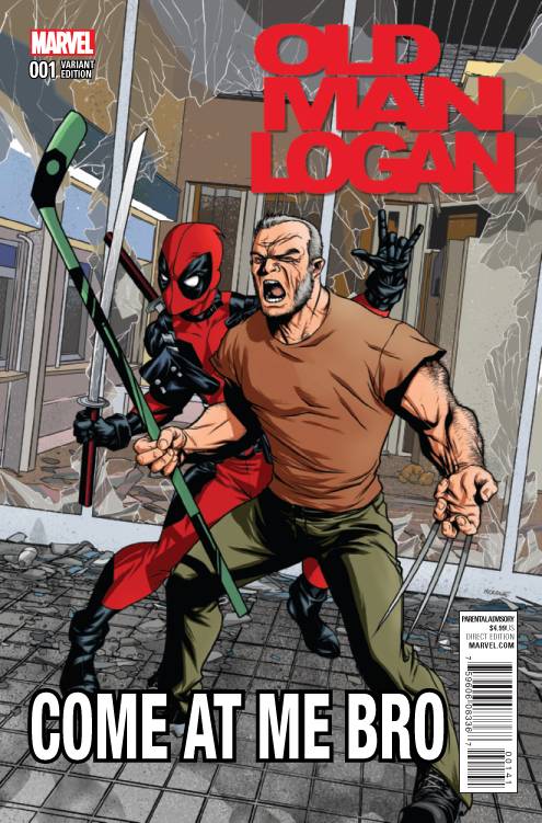 Marvel - Old Man Logan # 1 McKone Deadpool Variant