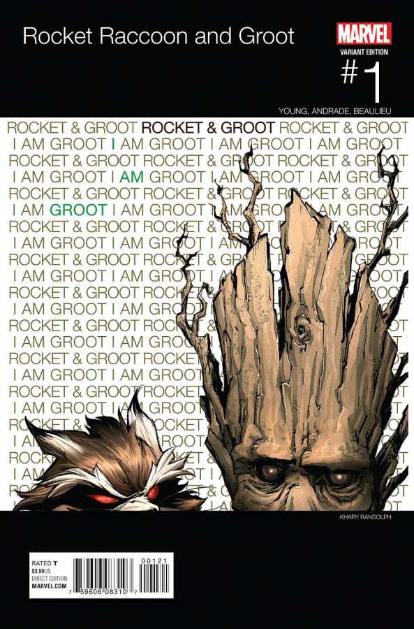 Marvel - Rocket Raccoon and Groot # 1 Randolph Hip Hop Variant