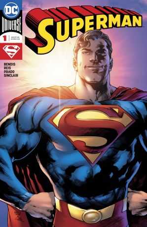 DC Comics - DF SUPERMAN (2018) # 1 BRIAN MICHAEL BENDIS SIGNED
