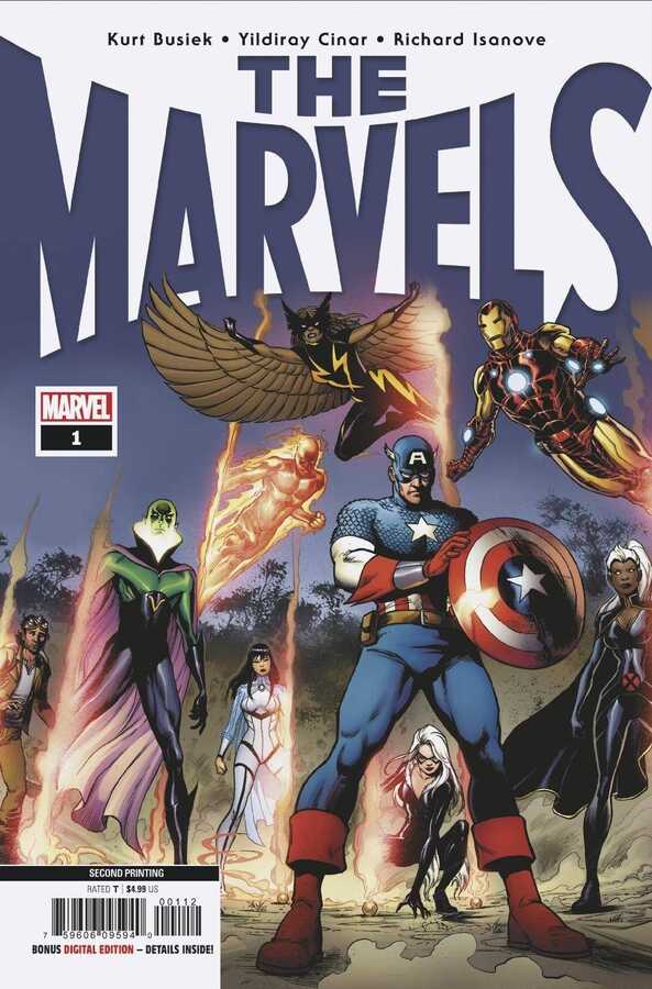Marvel - THE MARVELS # 1 2ND PTG YILDIRAY ÇINAR VARIANT YILDIRAY ÇINAR İMZALI