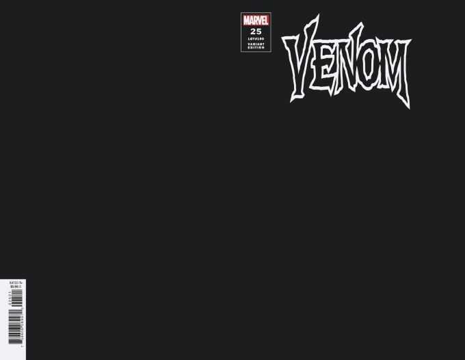 Marvel - Venom (2018) # 25 Black Blank Cover