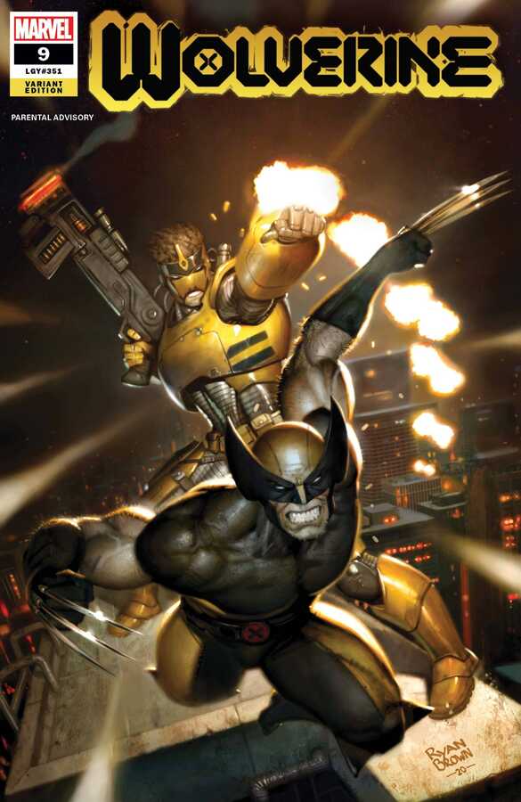 Marvel - Wolverine (2020) # 9 1:25 RYAN BROWN VAR