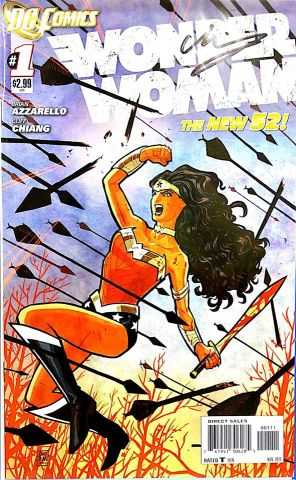 DC - Wonder Woman (New 52) # 1 Cliff Chiang İmzalı Sertifikalı